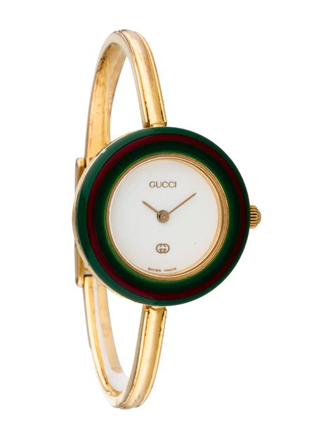 bezel watch gucci|gucci bezel watch original price.